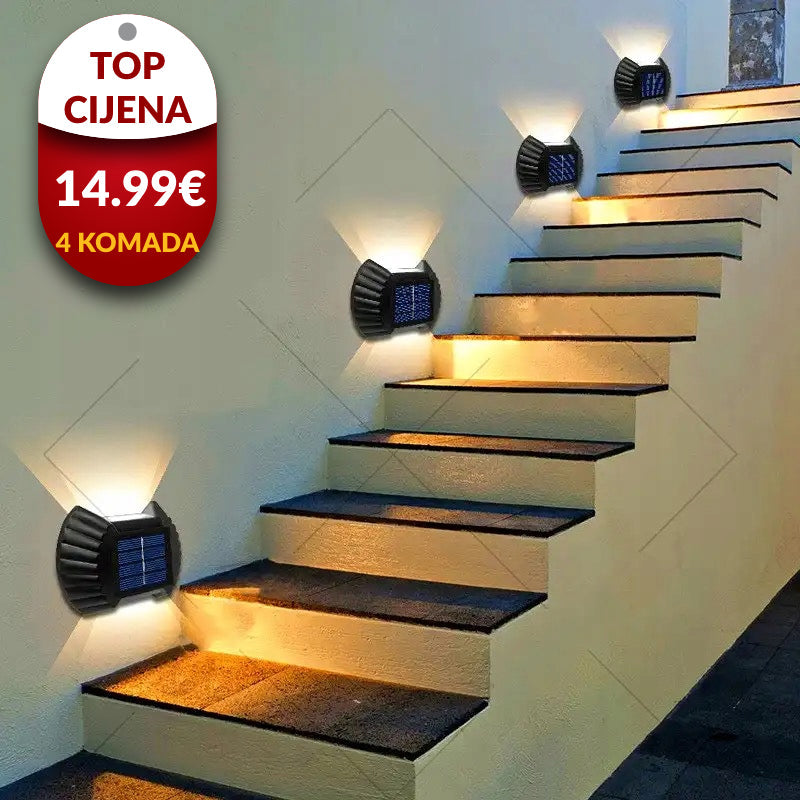 Solarne zidne/fasadne lampe (4 komada)