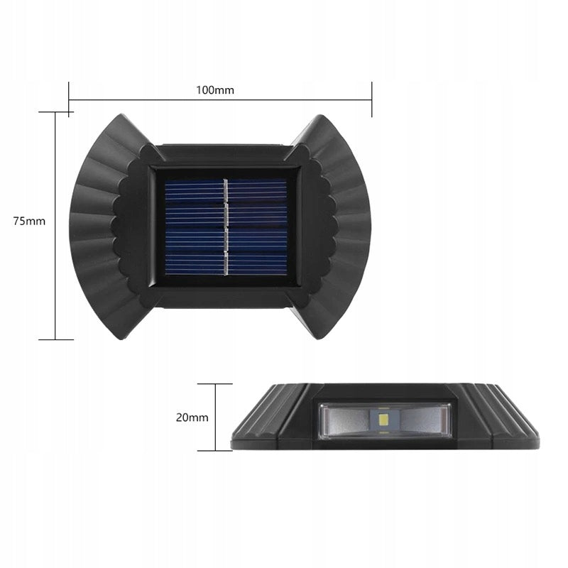 Solarne zidne/fasadne lampe (4 komada)