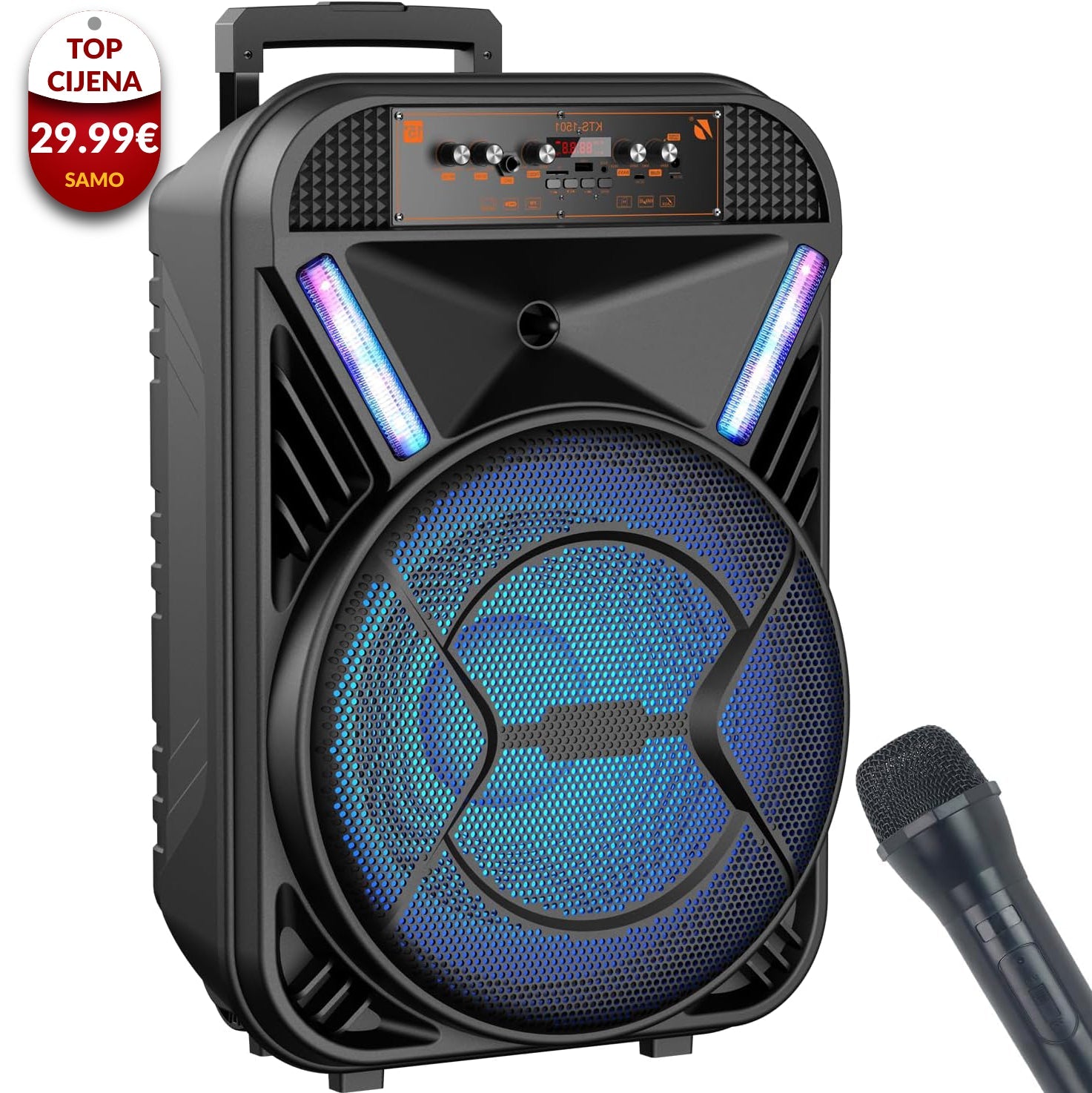 Karaoke BigBox Zvučnik+GRATIS STALAK I MIKROFON