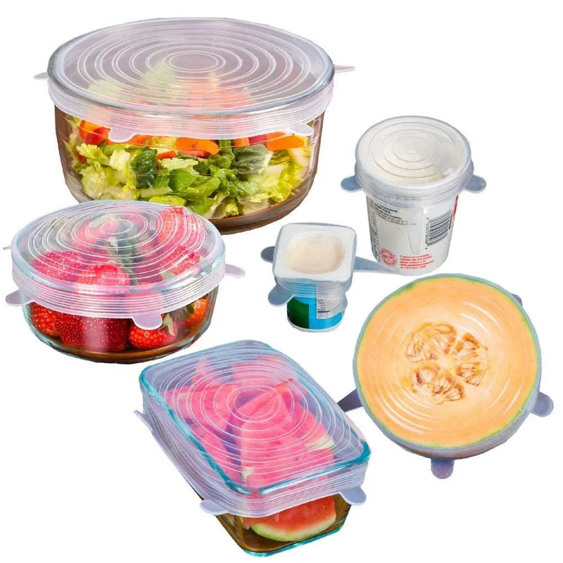 4u1 Kuhinjski Organizator+GRATIS Silikonski Poklopci (6komada)