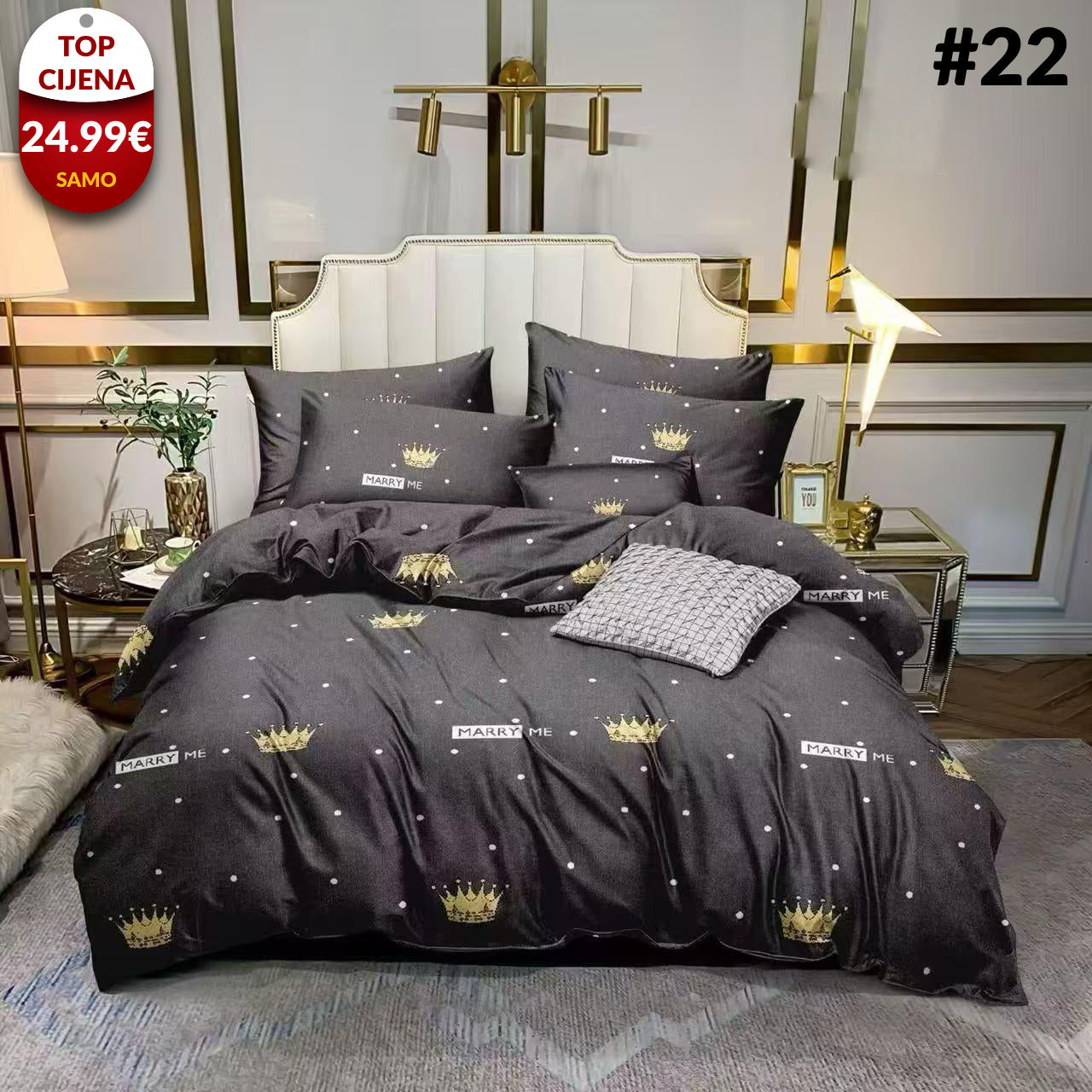 6-dijelni set posteljine - 94 uzoraka