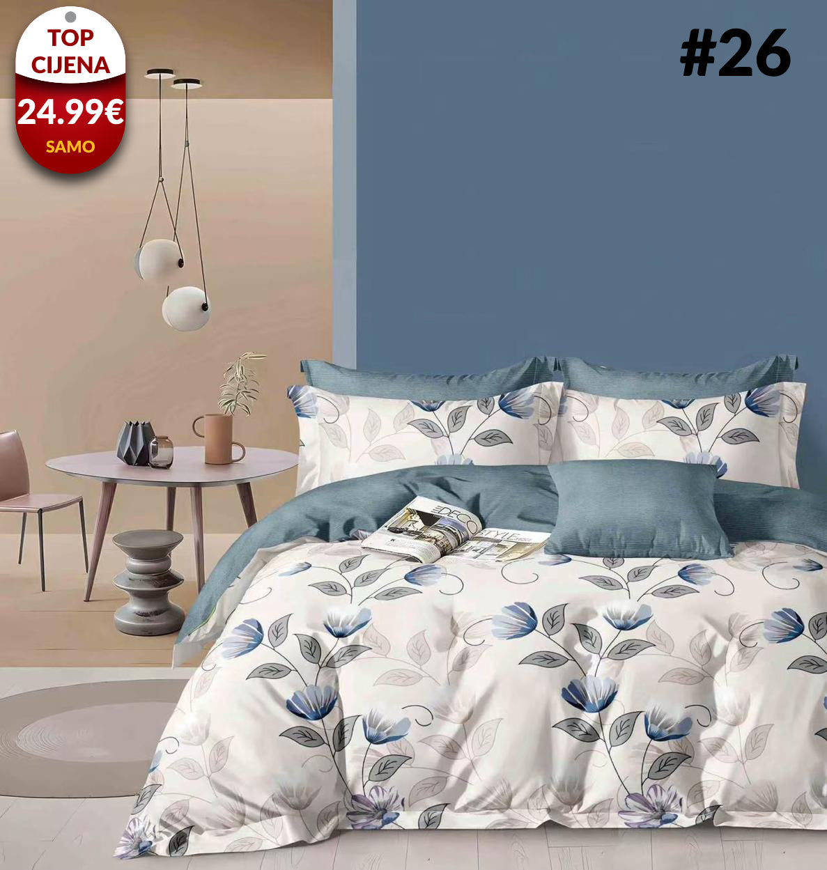 6-dijelni set posteljine - 94 uzoraka