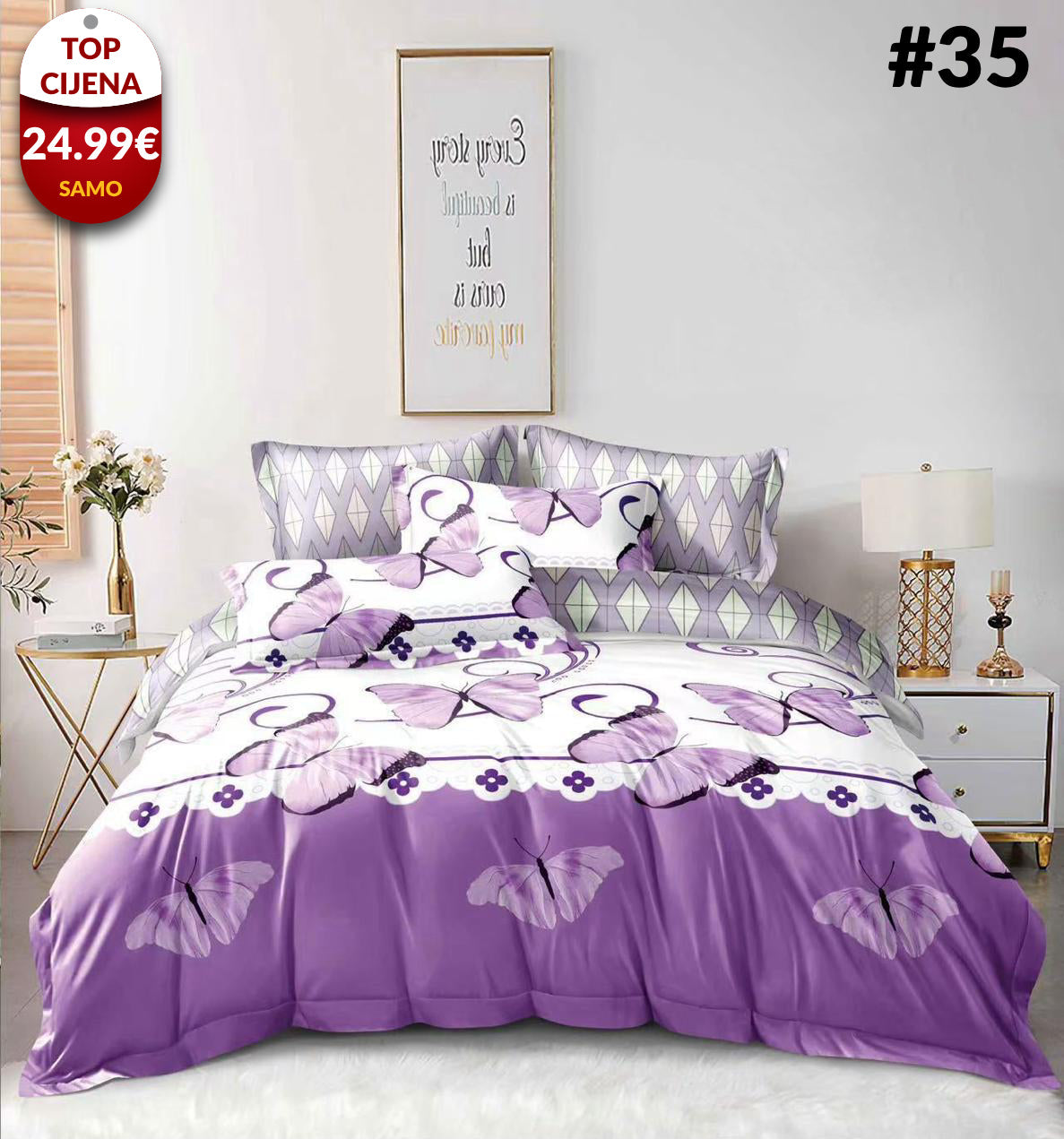 6-dijelni set posteljine - 94 uzoraka