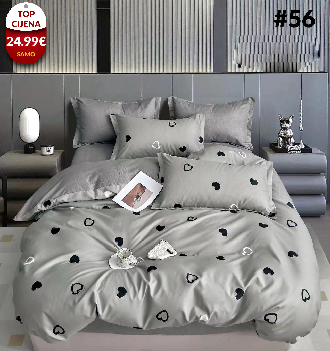 6-dijelni set posteljine - 94 uzoraka