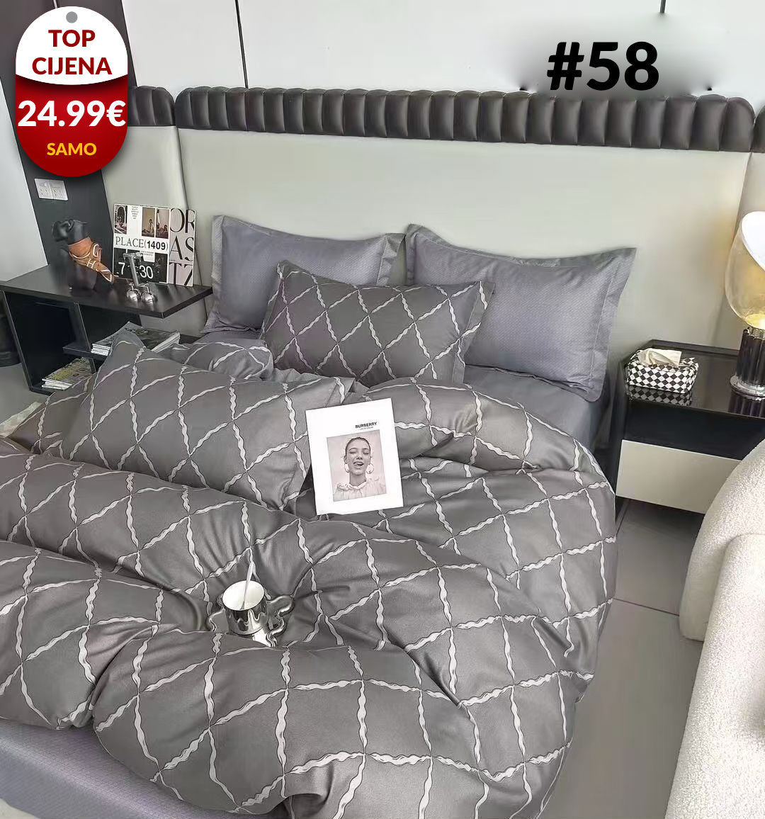 6-dijelni set posteljine - 94 uzoraka