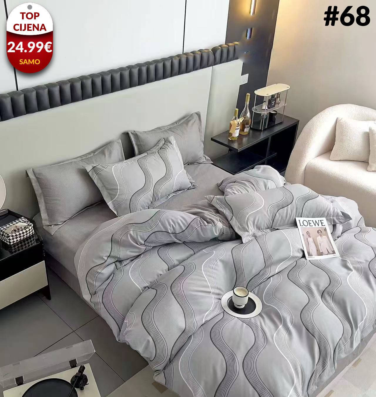 6-dijelni set posteljine - 94 uzoraka