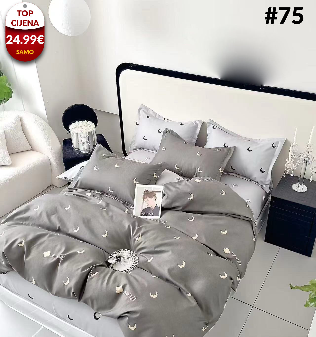 6-dijelni set posteljine - 94 uzoraka