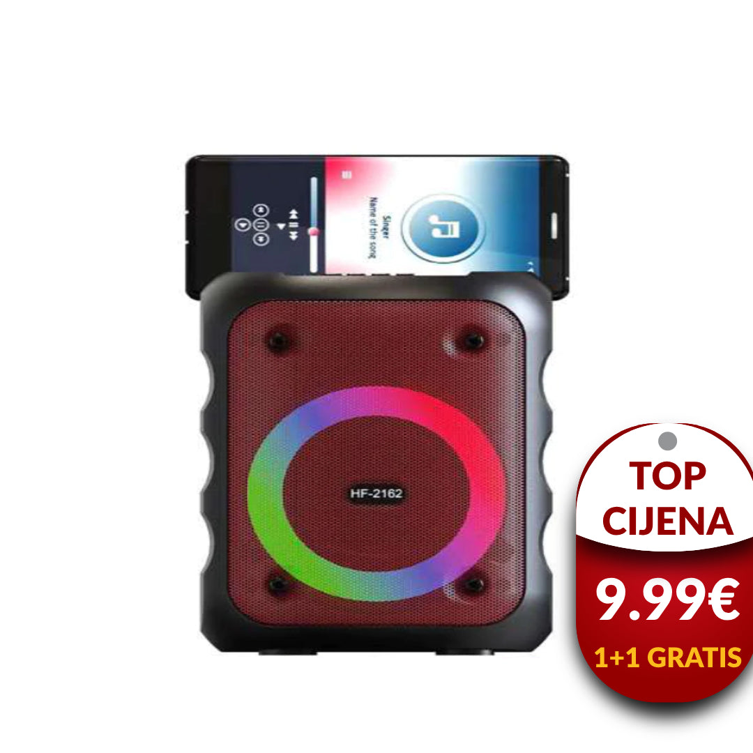 Prijenosni Bluetooth Zvučnik Hype 1+1 GRATIS