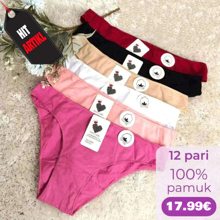 Beautiful Ženske Gaće (12 komada) - EuroShop