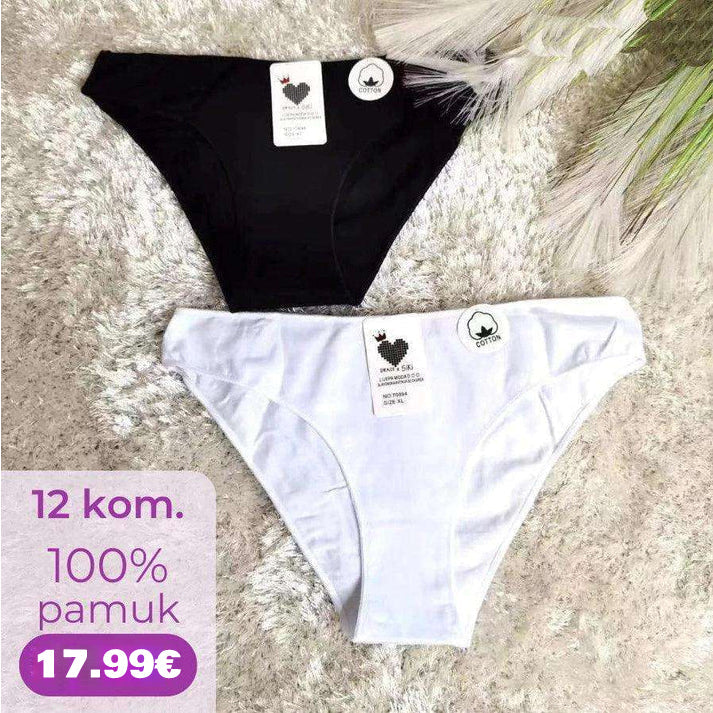 Beautiful Ženske Gaće (12 komada) - EuroShop