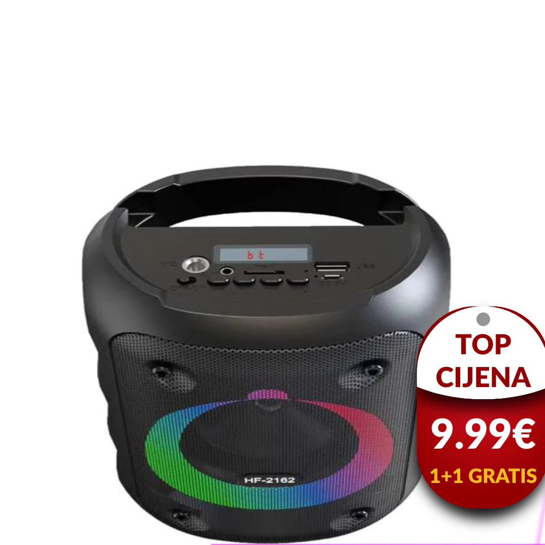 Prijenosni Bluetooth Zvučnik Hype 1+1 GRATIS