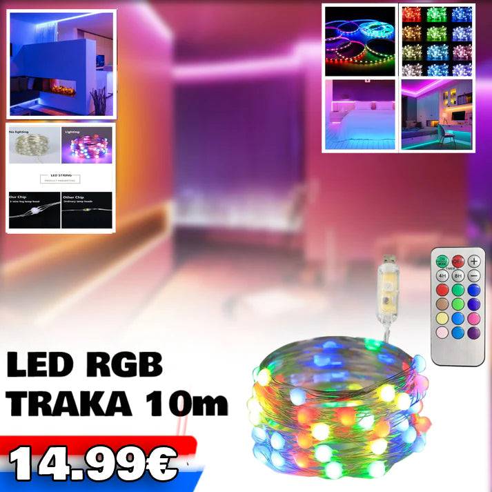 LED traka RGB 10m - EuroShop