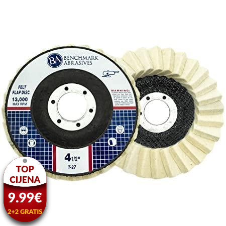 Disk za poliranje filc 120mm 2+2 GRATIS