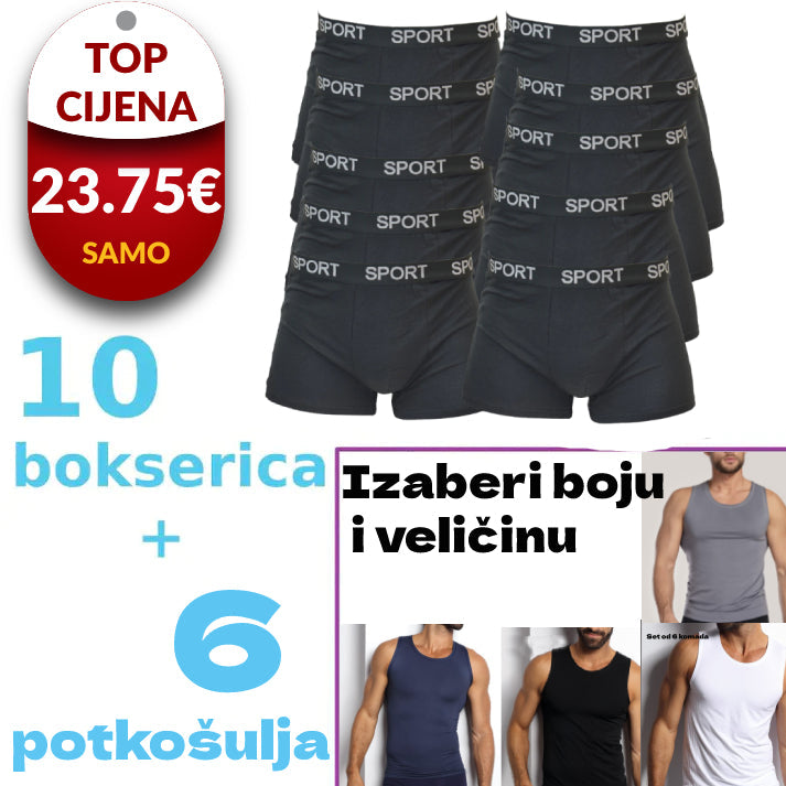 10 Bokserica+6 Potkošulja